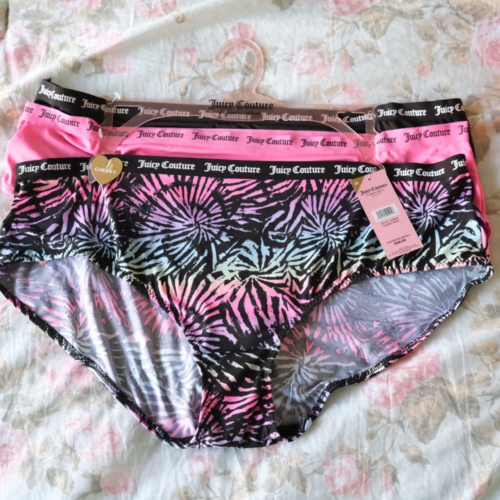 Juicy couture set of 3 panties